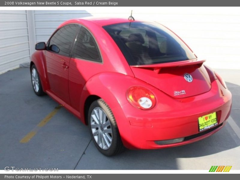 Salsa Red / Cream Beige 2008 Volkswagen New Beetle S Coupe