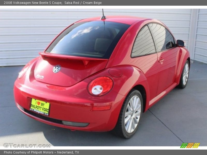 Salsa Red / Cream Beige 2008 Volkswagen New Beetle S Coupe