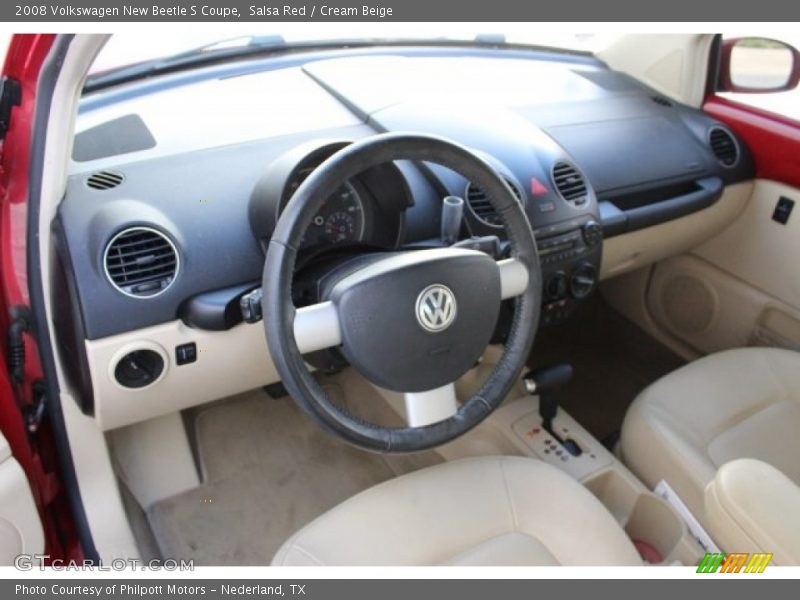 Salsa Red / Cream Beige 2008 Volkswagen New Beetle S Coupe