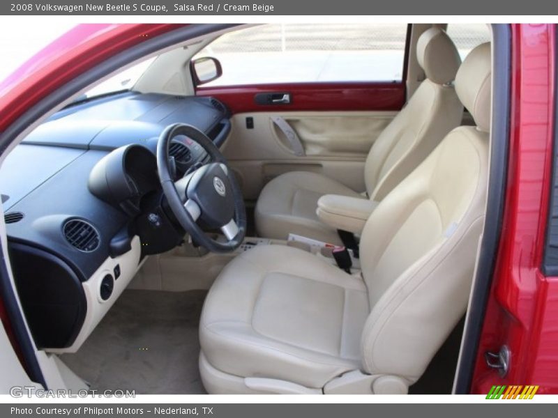 Salsa Red / Cream Beige 2008 Volkswagen New Beetle S Coupe
