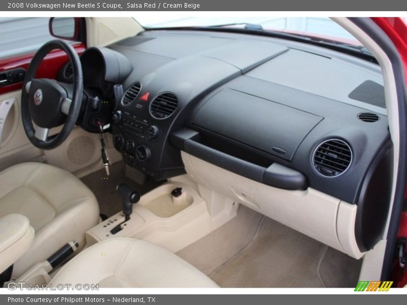 Salsa Red / Cream Beige 2008 Volkswagen New Beetle S Coupe