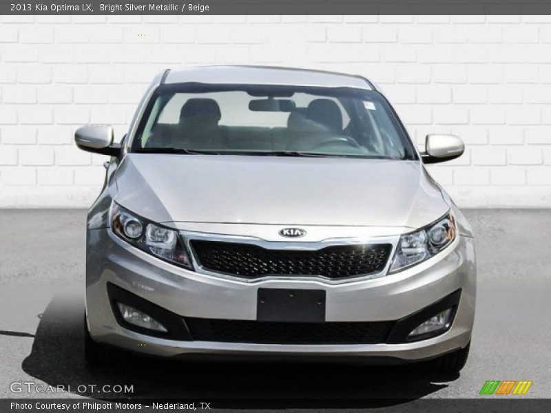 Bright Silver Metallic / Beige 2013 Kia Optima LX