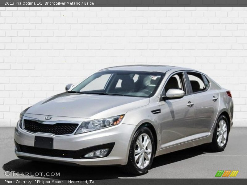 Bright Silver Metallic / Beige 2013 Kia Optima LX