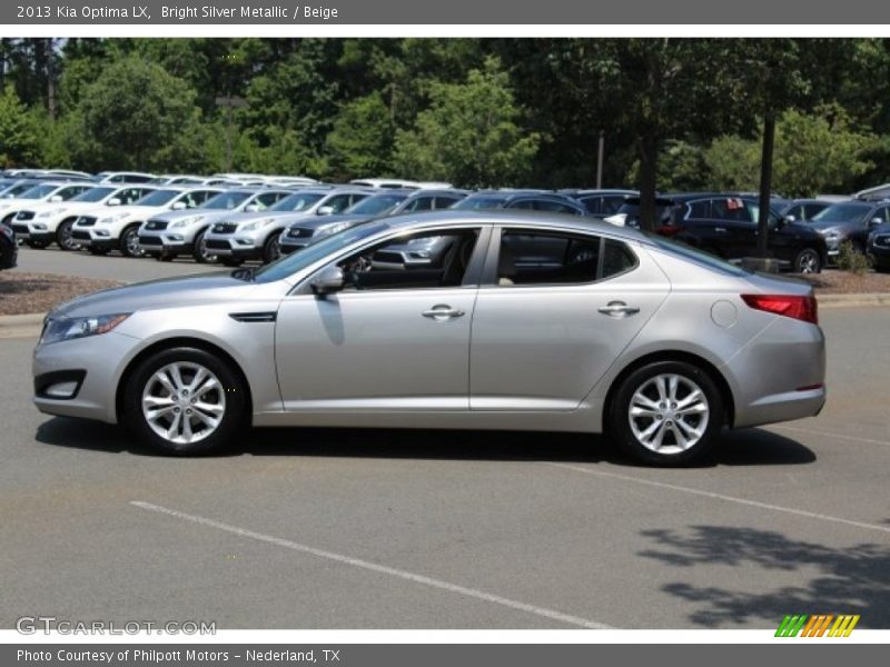 Bright Silver Metallic / Beige 2013 Kia Optima LX