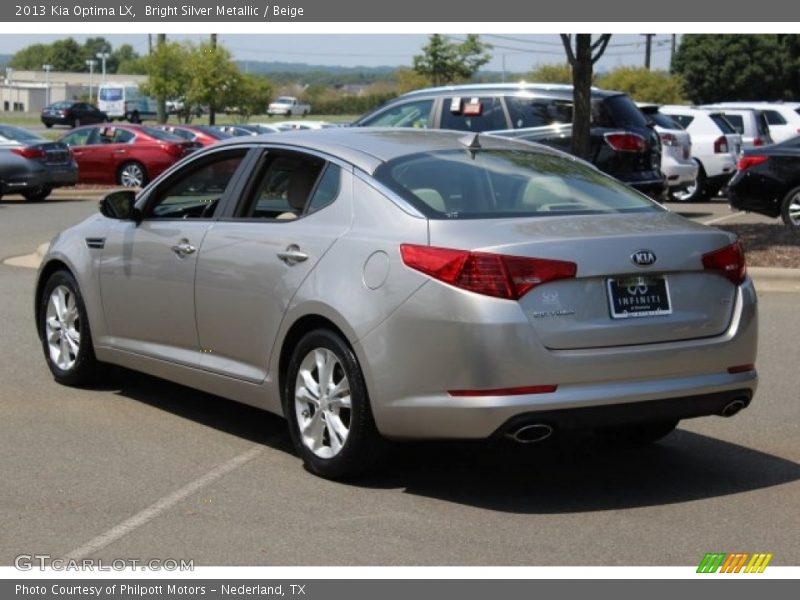 Bright Silver Metallic / Beige 2013 Kia Optima LX