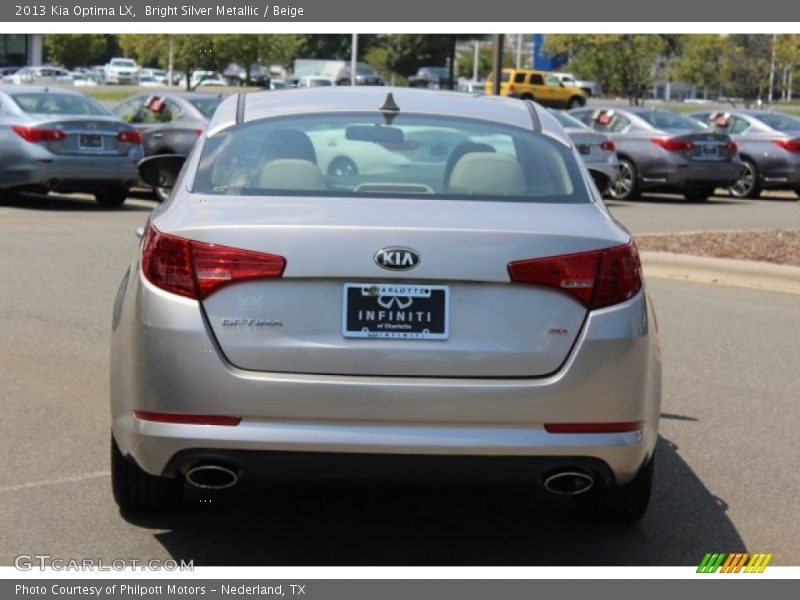 Bright Silver Metallic / Beige 2013 Kia Optima LX