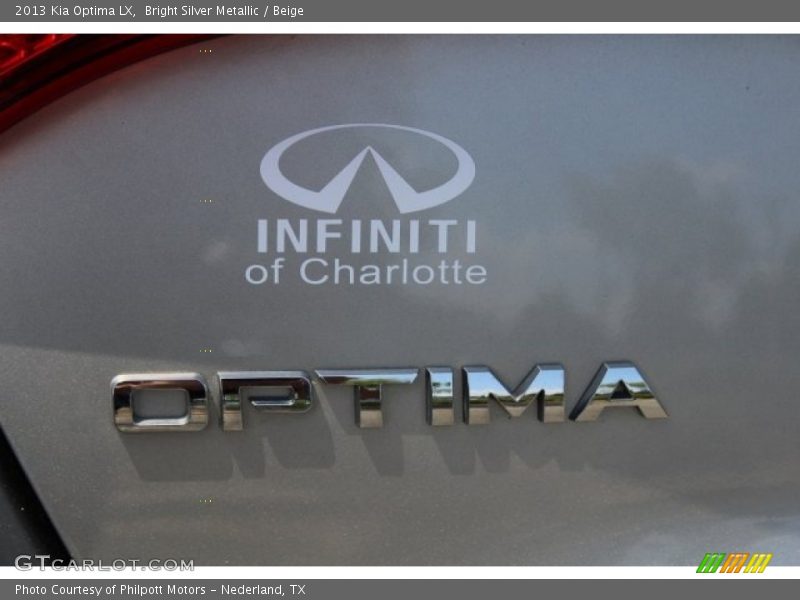 Bright Silver Metallic / Beige 2013 Kia Optima LX