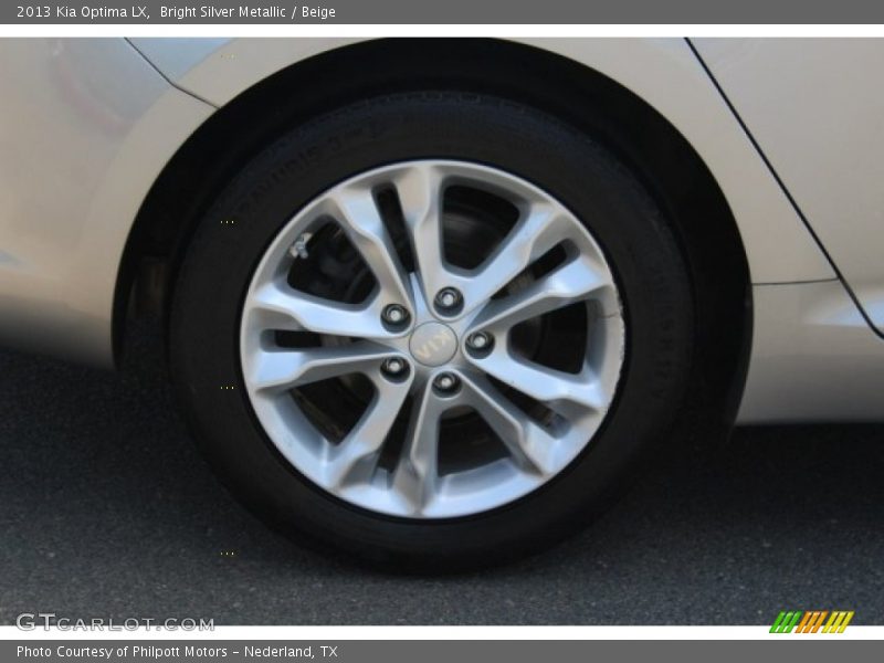 Bright Silver Metallic / Beige 2013 Kia Optima LX