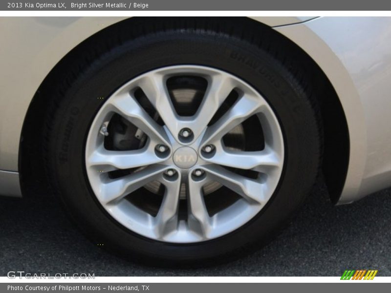 Bright Silver Metallic / Beige 2013 Kia Optima LX