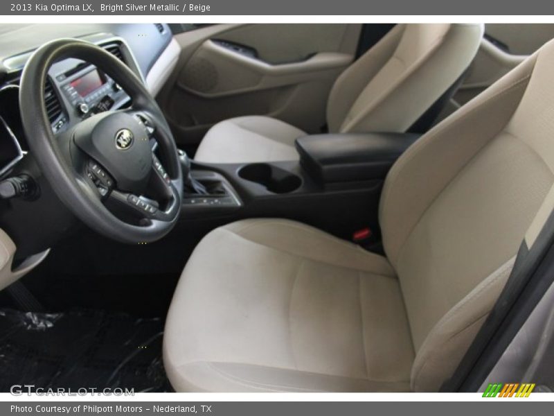 Bright Silver Metallic / Beige 2013 Kia Optima LX
