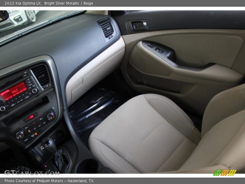 Bright Silver Metallic / Beige 2013 Kia Optima LX