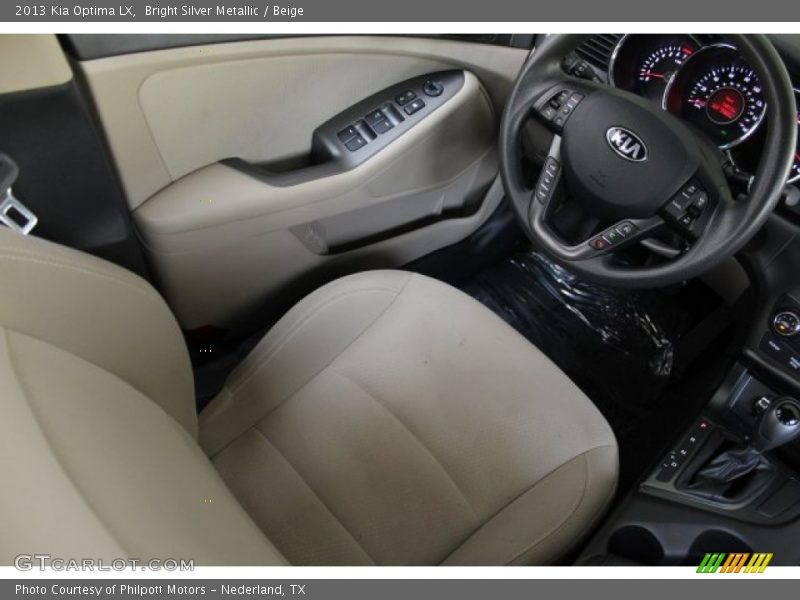 Bright Silver Metallic / Beige 2013 Kia Optima LX
