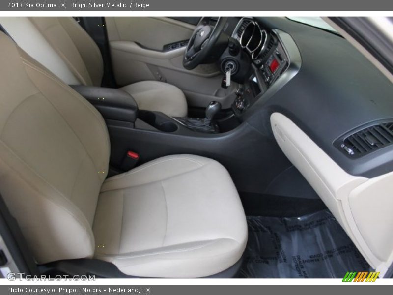 Bright Silver Metallic / Beige 2013 Kia Optima LX