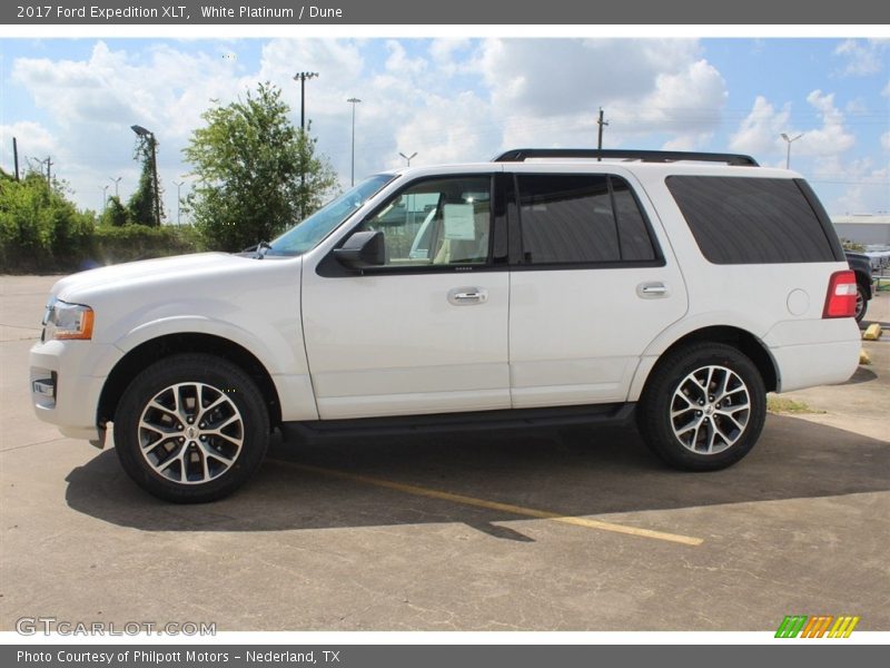 White Platinum / Dune 2017 Ford Expedition XLT