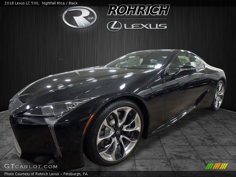 Nightfall Mica / Black 2018 Lexus LC 500