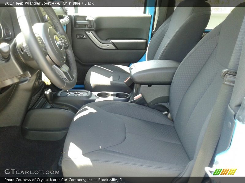 Chief Blue / Black 2017 Jeep Wrangler Sport 4x4