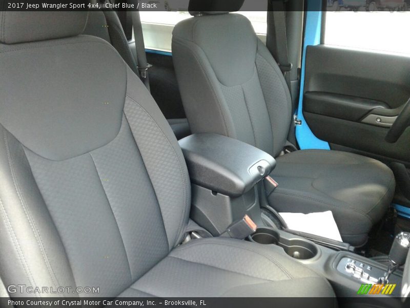 Chief Blue / Black 2017 Jeep Wrangler Sport 4x4