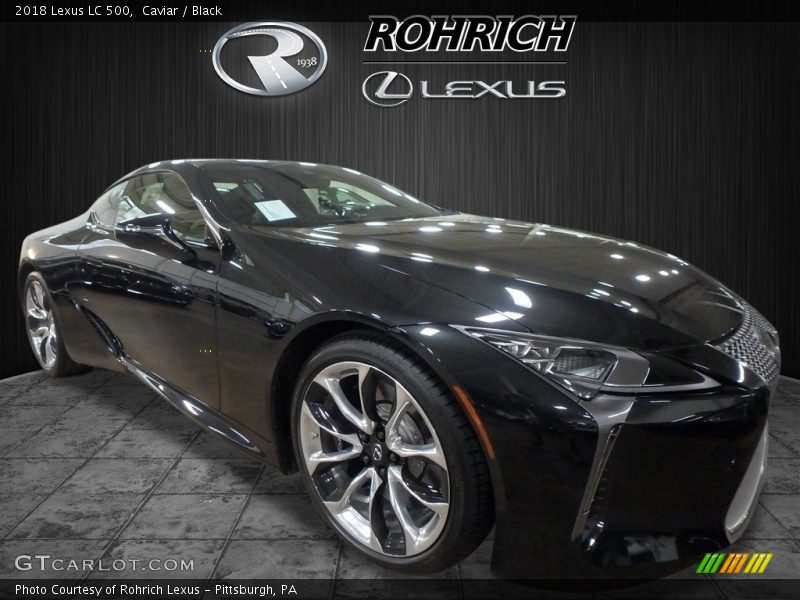 Caviar / Black 2018 Lexus LC 500