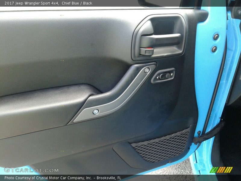 Chief Blue / Black 2017 Jeep Wrangler Sport 4x4