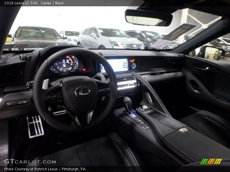 Caviar / Black 2018 Lexus LC 500
