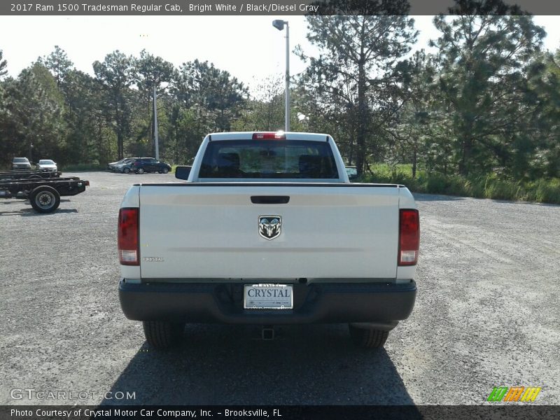 Bright White / Black/Diesel Gray 2017 Ram 1500 Tradesman Regular Cab