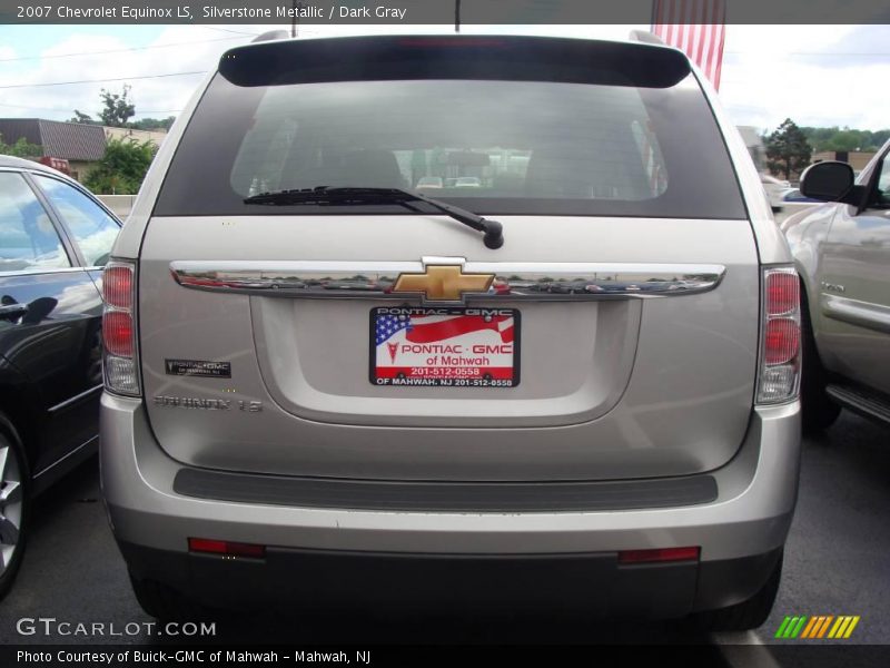Silverstone Metallic / Dark Gray 2007 Chevrolet Equinox LS