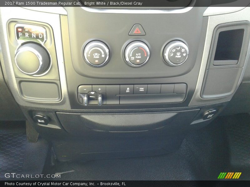 Bright White / Black/Diesel Gray 2017 Ram 1500 Tradesman Regular Cab