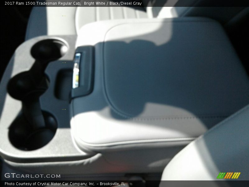 Bright White / Black/Diesel Gray 2017 Ram 1500 Tradesman Regular Cab