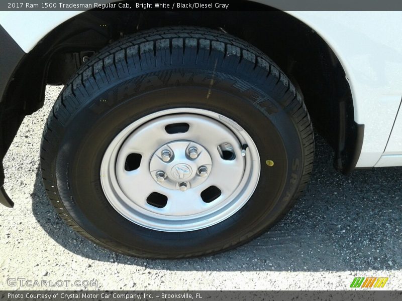 Bright White / Black/Diesel Gray 2017 Ram 1500 Tradesman Regular Cab