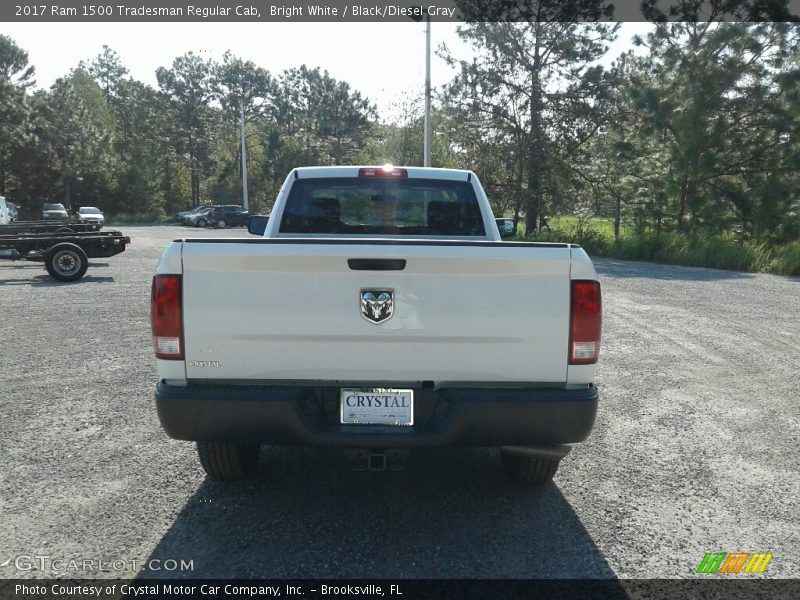 Bright White / Black/Diesel Gray 2017 Ram 1500 Tradesman Regular Cab