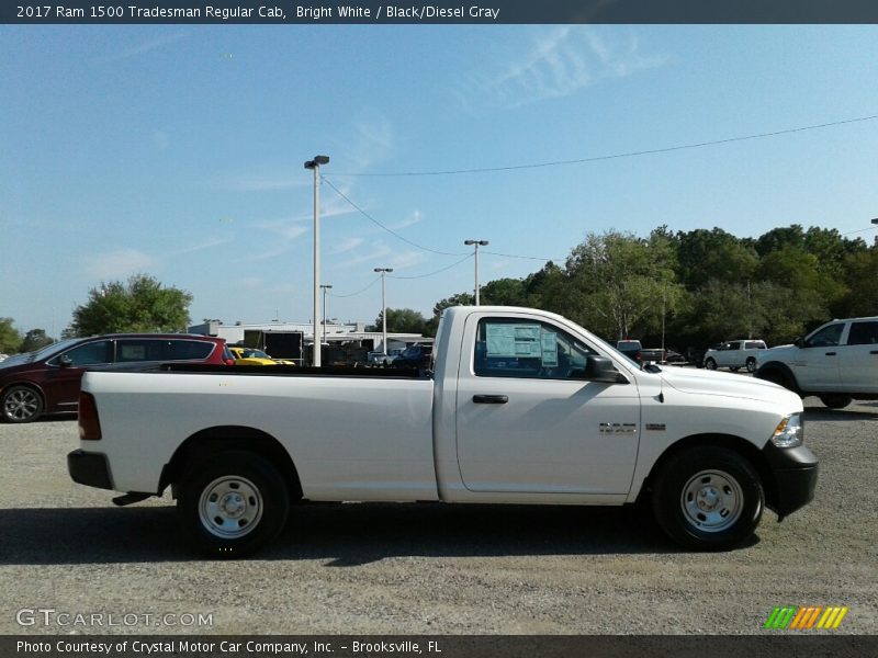 Bright White / Black/Diesel Gray 2017 Ram 1500 Tradesman Regular Cab