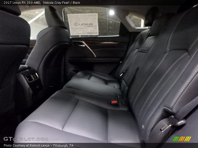 Nebula Gray Pearl / Black 2017 Lexus RX 350 AWD
