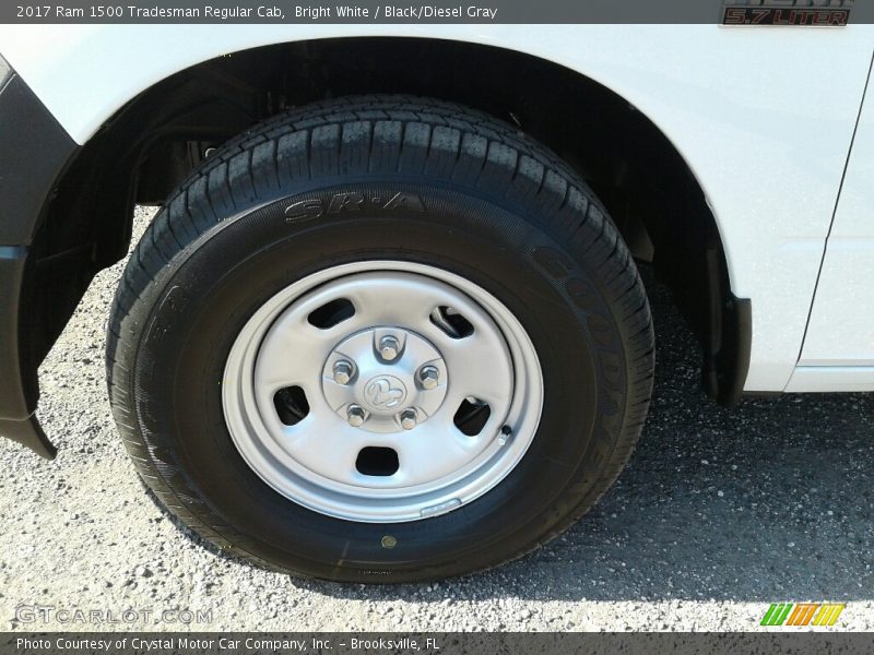 Bright White / Black/Diesel Gray 2017 Ram 1500 Tradesman Regular Cab