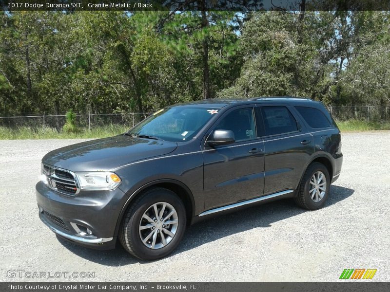 Granite Metallic / Black 2017 Dodge Durango SXT