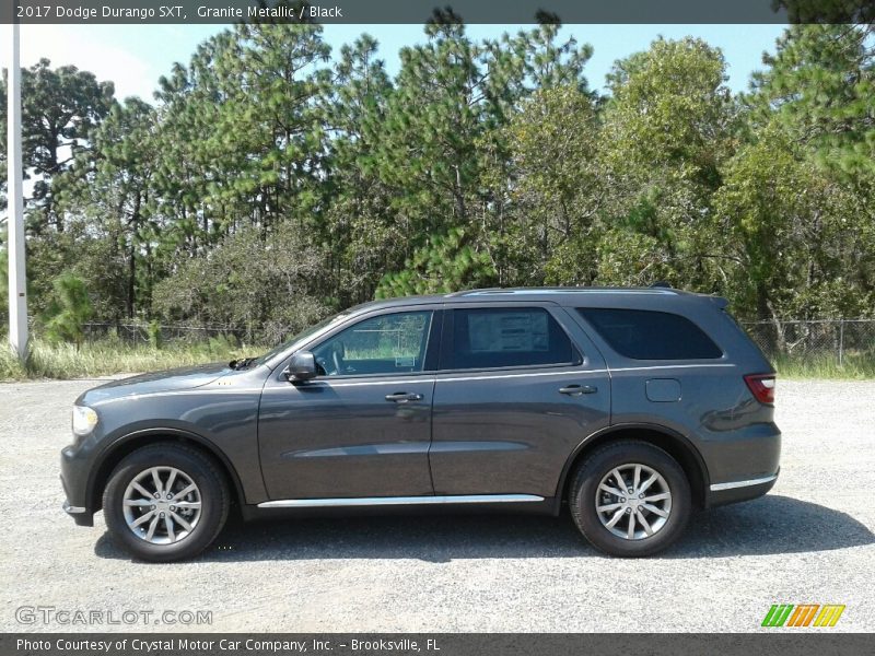 Granite Metallic / Black 2017 Dodge Durango SXT