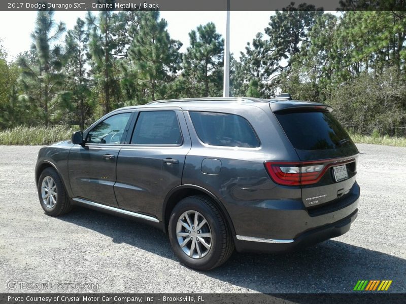 Granite Metallic / Black 2017 Dodge Durango SXT