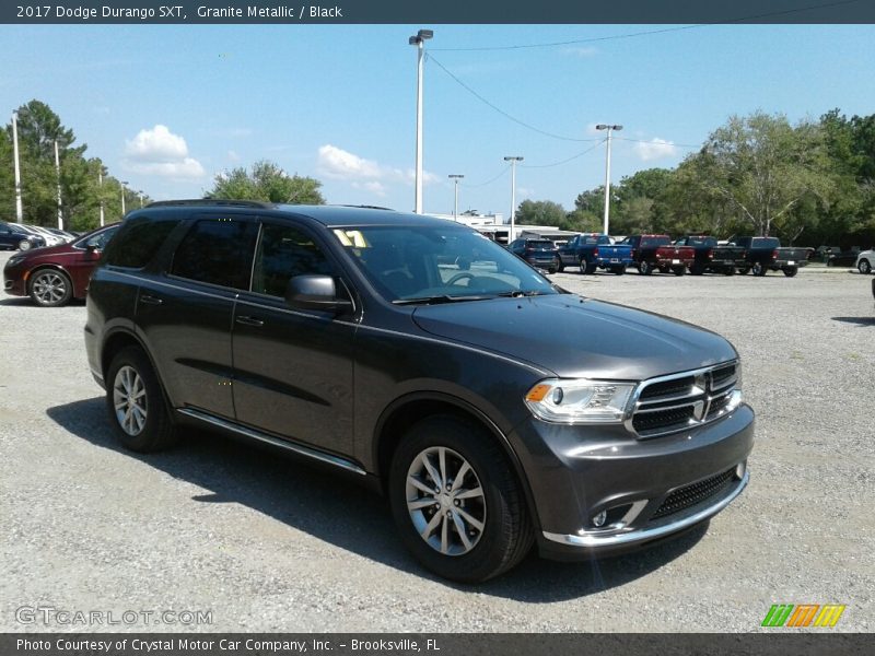 Granite Metallic / Black 2017 Dodge Durango SXT
