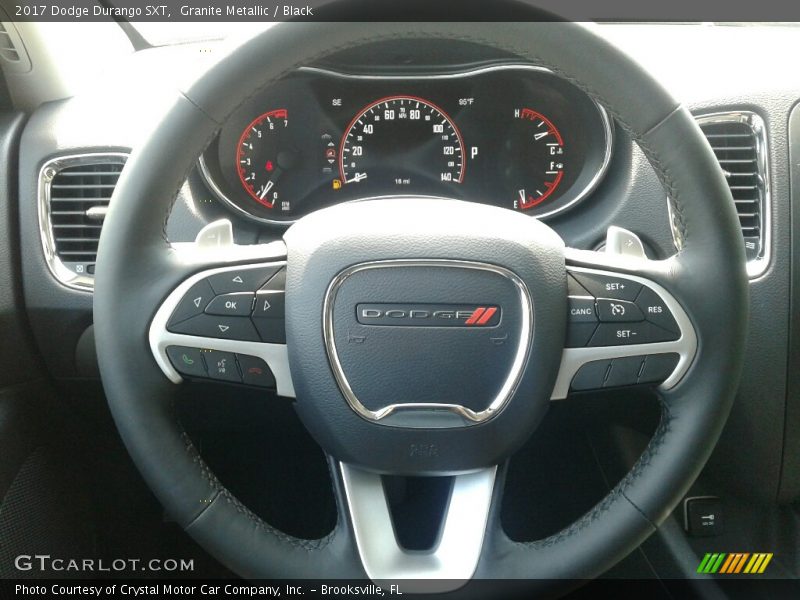 Granite Metallic / Black 2017 Dodge Durango SXT