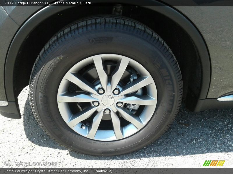 Granite Metallic / Black 2017 Dodge Durango SXT