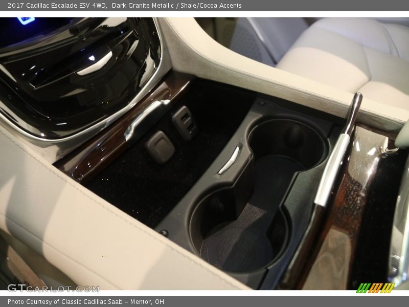 Dark Granite Metallic / Shale/Cocoa Accents 2017 Cadillac Escalade ESV 4WD