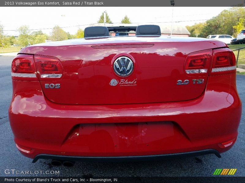 Salsa Red / Titan Black 2013 Volkswagen Eos Komfort