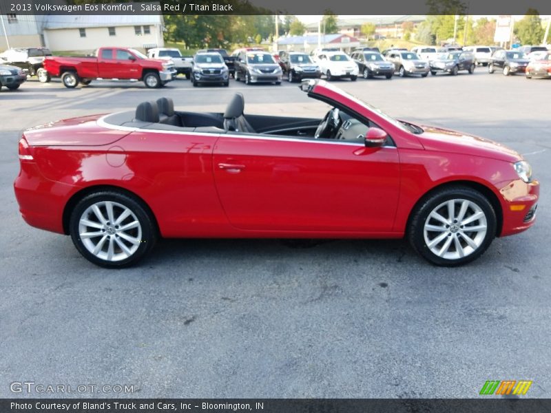 Salsa Red / Titan Black 2013 Volkswagen Eos Komfort
