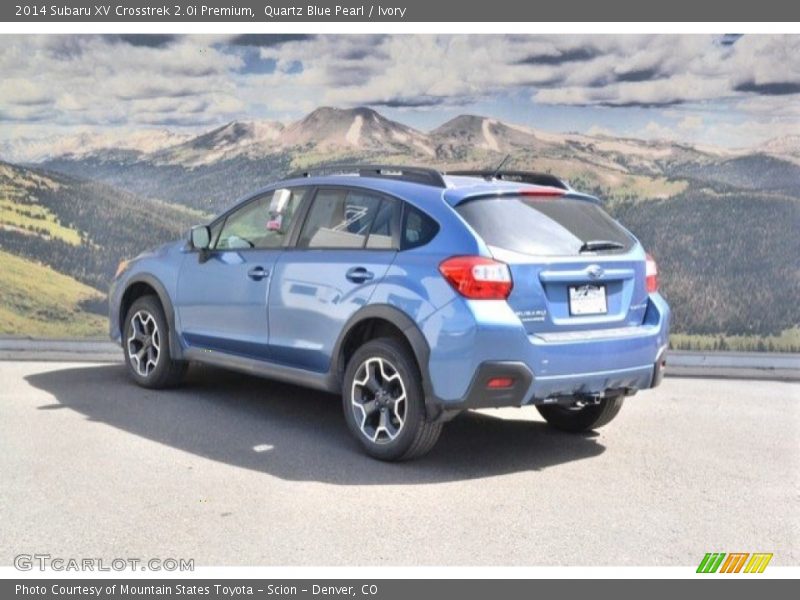 Quartz Blue Pearl / Ivory 2014 Subaru XV Crosstrek 2.0i Premium