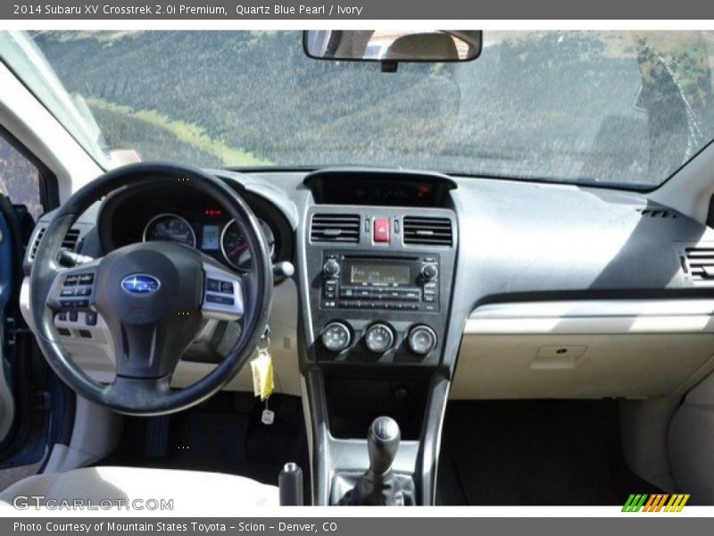 Quartz Blue Pearl / Ivory 2014 Subaru XV Crosstrek 2.0i Premium