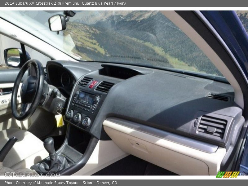 Quartz Blue Pearl / Ivory 2014 Subaru XV Crosstrek 2.0i Premium