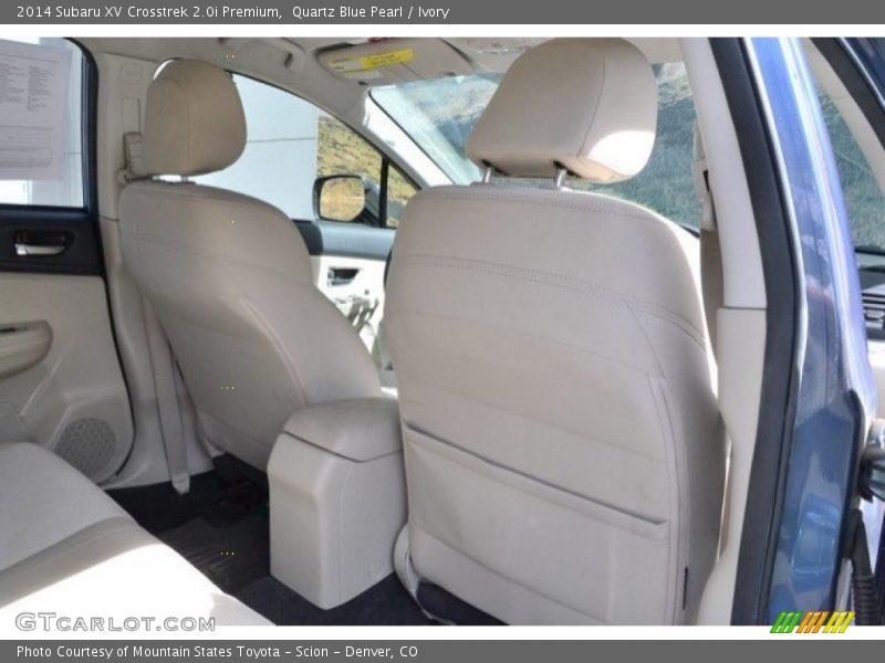 Quartz Blue Pearl / Ivory 2014 Subaru XV Crosstrek 2.0i Premium