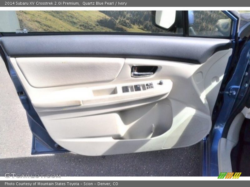 Quartz Blue Pearl / Ivory 2014 Subaru XV Crosstrek 2.0i Premium