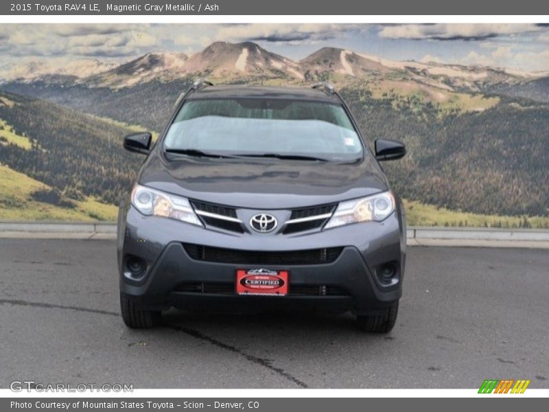 Magnetic Gray Metallic / Ash 2015 Toyota RAV4 LE