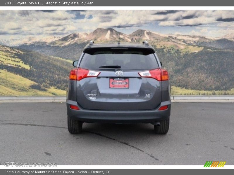 Magnetic Gray Metallic / Ash 2015 Toyota RAV4 LE