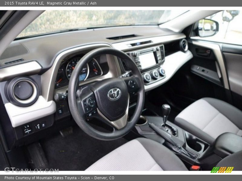 Magnetic Gray Metallic / Ash 2015 Toyota RAV4 LE
